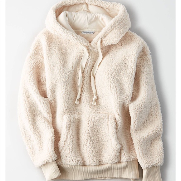 american eagle sherpa sweatshirt